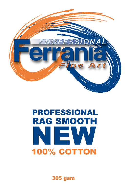 Ferrania Professional Ragsmooth new 100% cotton – 305gsm