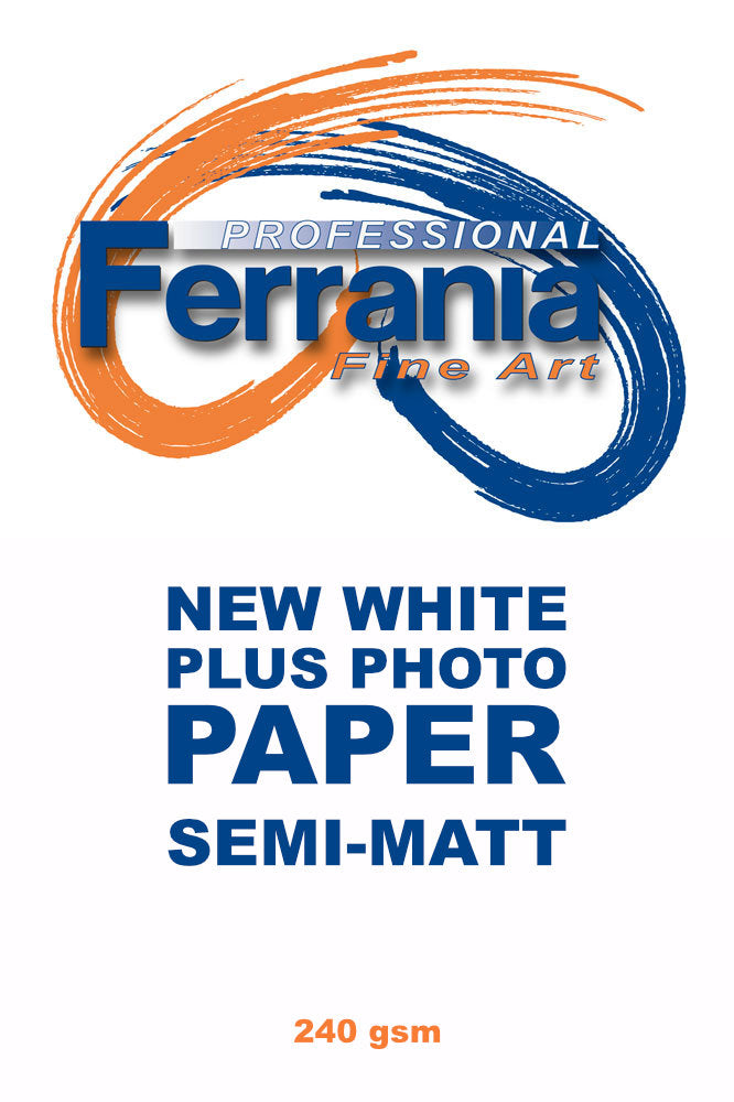New White Plus Paper Semi-Matt – 240gsm