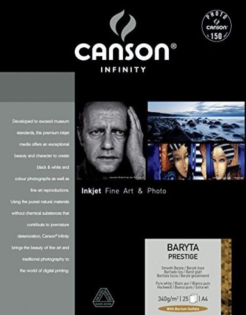 Canson Infinity Baryta Prestige II– 340gsm